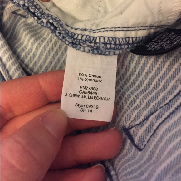 Jcrew toothpick jean in railroad stripe - Picture 4 of 4